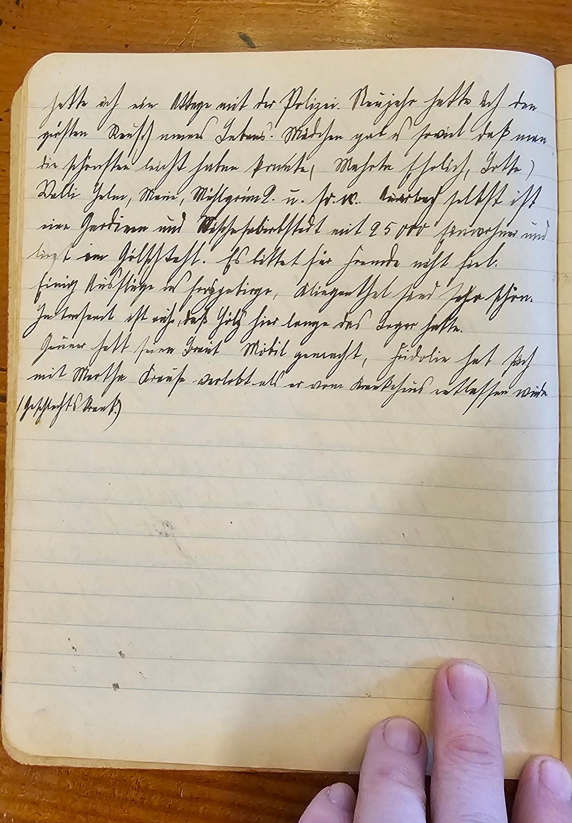 Diary page 20