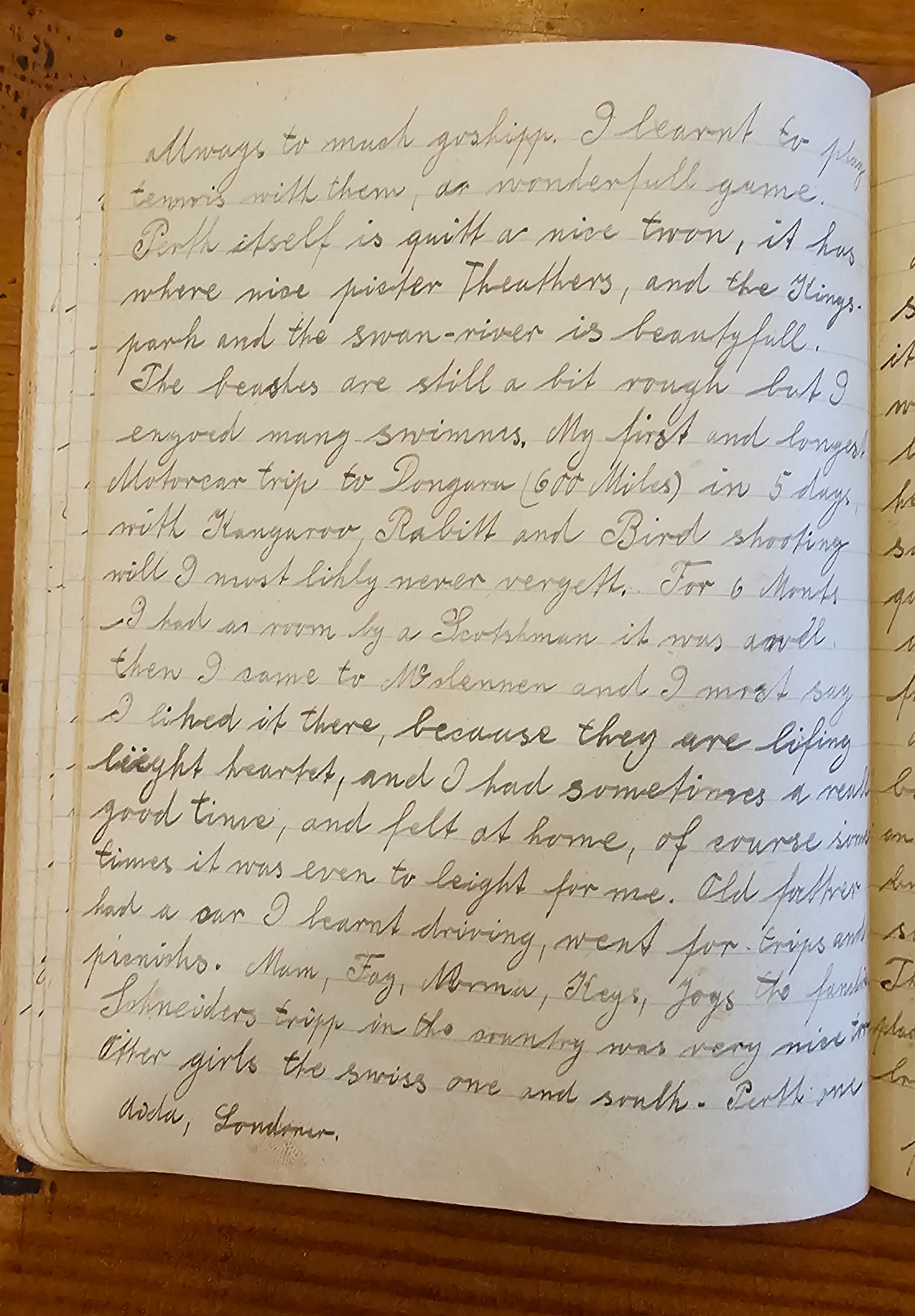 Diary page 52